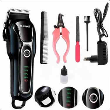 Imagem de Kemei Km-1991 Cortador De Pelo Profissional Portátil - ROMI, Bivolt