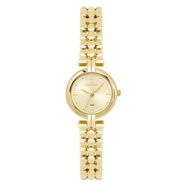 Imagem de Relógio Condor Feminino Ref: Co2035Nut/5X Bracelete Dourado