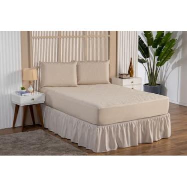 Imagem de Capa De Colchão Impermeável Queen +2 Capas Trav+ 01 Saia Box - Angel D