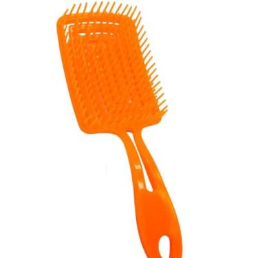 Imagem de Escova raquete plástica flexível - Bicota, Laranja