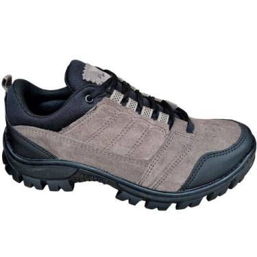 Imagem de Tênis Masculino Adventure Camurça Homem Resistente Confortável Power S
