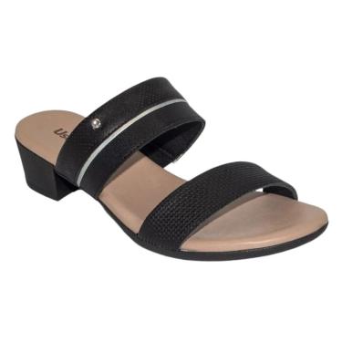 Imagem de Tamanco Usaflex Salto Bloco Feminino