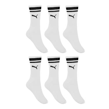 Imagem de Kit 6 Pares de Meias Puma Esportiva Cano Longo Masculino