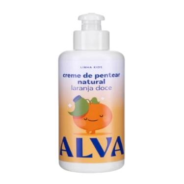Imagem de Creme de Pentear Vegano Infantil Laranja Doce e Baunilha Alva 160ml