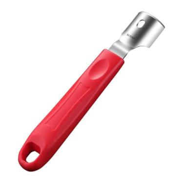 Imagem de ＫＬＫＣＭＳ Descascador de milho, utensílio de cozinha, descascador de espigas de milho multifuncional de aço inoxidável com cabo longo e fácil de limpar para