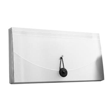 Imagem de GLOGLOW Pasta de Arquivo Expansível, Organizador Portátil Com 13 Bolsos, Armazenamento de Documentos de Plástico Durável para Escritório, Sala de Aula e Viagens (Transparente)
