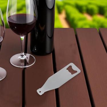 Imagem de Generic 1 abridor de garrafa, abridor de vinho, lavagem à mão, apenas aço inoxidável, tom prateado, 3,3 x 12 cm