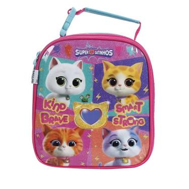 Imagem de LANCHEIRA SOFT SUPER GATINHOS DERMIWIL
