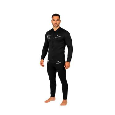 Imagem de Conjunto Neoprene Jaqueta e Calça Para Surf Praia Natação Jetski Taman