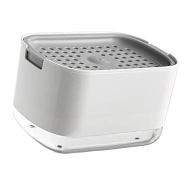 Imagem de Generic Dispensador de Sabão para Máquina de Lavar Louça, Reduz o Desperdício e até Mesmo Descarga, Operação Com Uma Mão, Caixa de Sabão Limpa e Conveniente para Bancada (Branco)