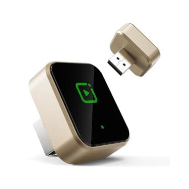 Imagem de Adaptador CarPlay sem fio para iPhone, atualizado 2025 converte com fio para dongle de carro sem fio, Plug & Play, conexão automática, tamanho mini, latência zero, compatível com veículos 2016+ e