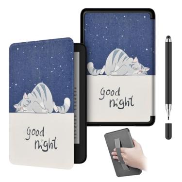 Imagem de Akacy Capa de TPU leve pintada com capa com alça para Kindle Paperwhite 6.0 (Geração 2022/2024), com despertar/hibernar automático (12)