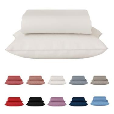 Imagem de Genérico, Jogo de Cama Solteiro 2 Peças 100% Algodão C/Elástico Cor:Branco