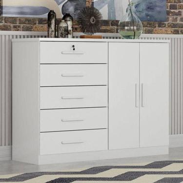 Imagem de Cômoda Sapateira Ambiente Seul Neve- Horizonte