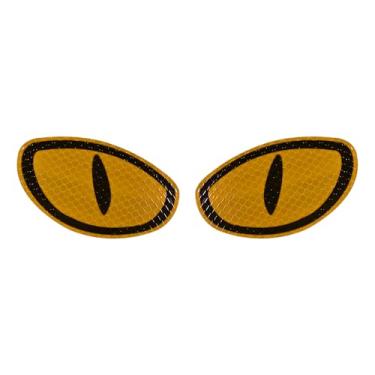 Imagem de HQRNYP Adesivos refletivos de carro, decalques e gráficos de motocicleta, adesivos de olhos refletivos de alta intensidade, acessórios de decoração automotiva, decoração de capacete de motocicleta