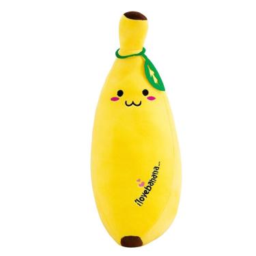 Imagem de Brinquedo de pelúcia Banana Stuffed Fruit Doll Soft Cartoon 50cm