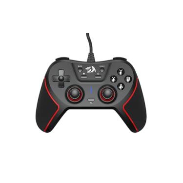 Imagem de Controle Gamer Redragon Ephemera Preto e Vermelho USB G713