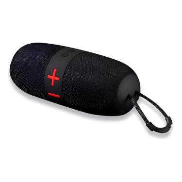 Imagem de Caixa de Som Bluetooth Portátil, 16W, Preto, 20,7cm, Bateria 1500mAh, Entrada USB