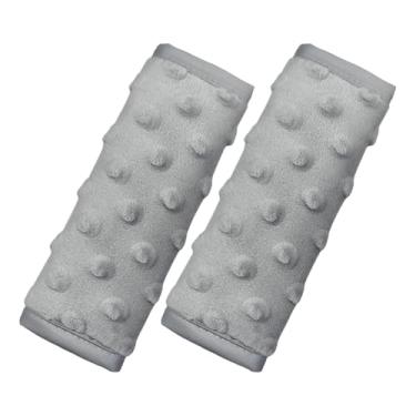 Imagem de Tuxihapp Capa de cinto de segurança de carro 2 peças para crianças - Alça macia e confortável para assento de carro almofadas de ombro protegem seu pescoço e ombro - Capa de cinto de segurança