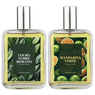 Imagem de Kit Perfume Masc. Louro Nobre Romano E Mandarina Verde 100Ml - Essênci