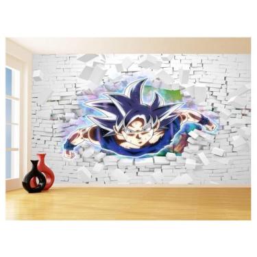 Imagem de Papel De Parede 3D Dragon Ball Goku Vegeta Anime 3,5M Dbz64 - Você Dec
