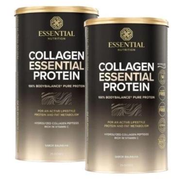 Imagem de Kit 2x Collagen Essential Protein - Baunilha - 417,5g cada - Essential Nutrition-Unissex