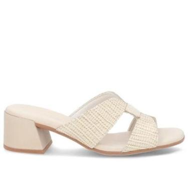 Imagem de Sandalia Feminina Tamanco Salto Bloco Usalfex-Feminino