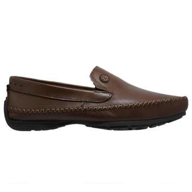 Imagem de Sapatilha Mocassim Masculino Pegada Conforto Marrom 140771