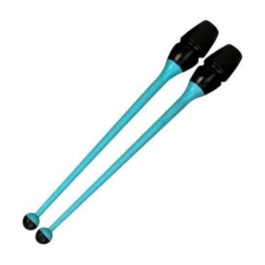 Imagem de oshhni Bastões de ginástica rítmica conectáveis ​​para treinamento de dança, para crianças e adultos. Equipamento para ginástica artística, Azul