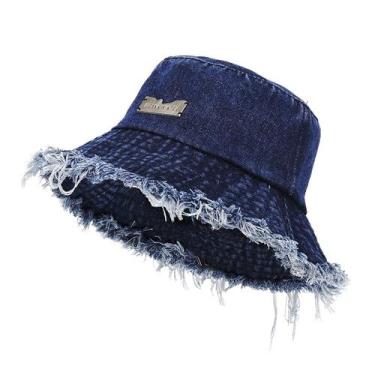 Imagem de Bucket Hat Jeans Pranks Winters Anime Casual Beach Fishing - yiweisai