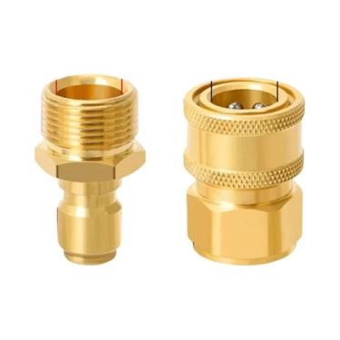 Imagem de Adaptador De Lavadora De Alta Pressão M22x15 Kit De Conexão Rápida Par