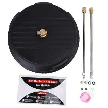 Imagem de Jiawu 15 "Lavadora de Pressão Limpador Superfície, 4000PSI Max. Pressão, 1/4" Quick Connect Surface Cleaning Attachment, Inclui 2 Varinhas de Extensão e Acessórios de Lavadora