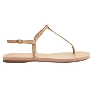 Imagem de Sandália Arezzo Rasteira Slim Tiras Trançadas-Feminino