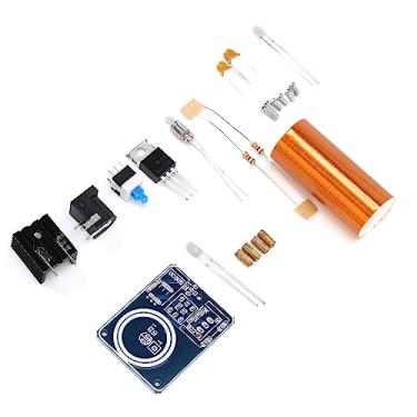 Imagem de FTVOGUE Kit de Bobina, Kit Divertido de Ciências, Ferramenta de Aprendizagem de Eletromagnetismo, Ensino Diy, Geração de Energia de Alta Frequência, Transmissão Sem Fio