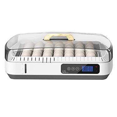 Imagem de uhyOHF Incubadora para incubação de ovos automática de rotação de ovos, controle de temperatura e umidade, 35 ovos de aves, incubadora para pintinho, pato, codorna, ganso, pássaro, uso doméstico