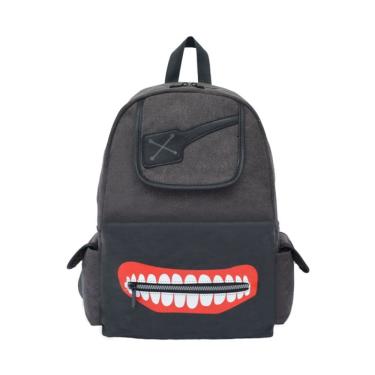 Imagem de Mochila escolar de anime Tokyo Ghouls para meninos e meninas adolescentes