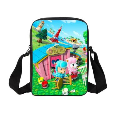 Imagem de Bolsa de ombro de lona de anime Messenger Bag Animals Crossings