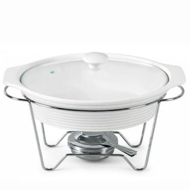 Imagem de Rechaud Oval em Porcelana com Queimador Dynasty 2,3 L - Dynasty- Full 