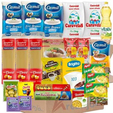 Imagem de Cesta Básica de Alimentos Completa Grande - Arcanjo Mix