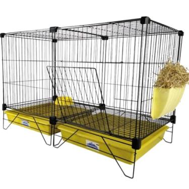 Imagem de Gaiola Coelho Roedores Mini Coelho Chinchila Porquinho da India Completa 2 em 1