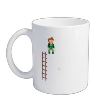 Imagem de Caneca Xícara de Café Porcelana 300ml Guerreiro Vídeo Game
