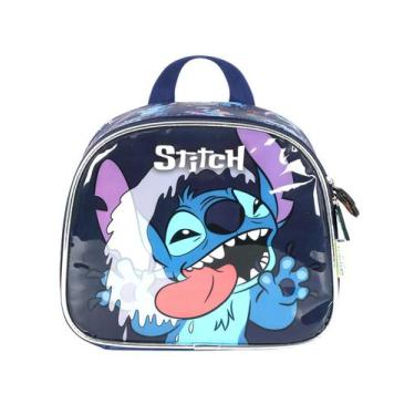 Imagem de Lancheira Térmica Merendeira LILO STITCH LA42373 - Luxcel, azul