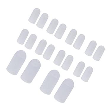 Imagem de Generic Conjunto de Protetor de Dedo do pé de Silicone Macio Guarnição de Silicone para Caber Protetores de Dedos para Alívio Dor Adequado para Homens e Mulheres 10 Pares