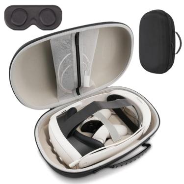 Imagem de XINGFUDAO Hard Carrying Case Compatible with Meta Quest 3/3S/Pico 4 Ultra, Suitable for Official Original Strap/Elite Strap and Other Accessories, Travel Storage Case
