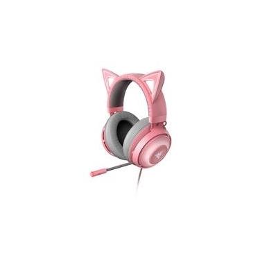 Imagem de Headset Gamer Razer Kraken Kitty V2, Chroma RGB, 7.1, Driver 40mm, USB, Rosa - RZ0404730200