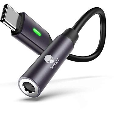 Imagem de Stouchi Adaptador USB C para dongle de 3,5 mm, USB C para fone de ouvido de 3,5 mm, Hi-Fi DAC, compatível com iPhone 15 Pixel 8 7/6a/6/5, iPad Mini 6, Samsung Galaxy S22/S21/S20 Plus Ultra, Note 20/10