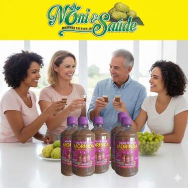 Imagem de Polpa Fruta Noni Orgânico Natural Integral 500ml Kit 02 Unidades - Mor