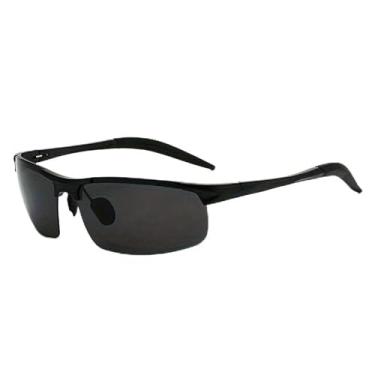 Imagem de Óculos de sol esportivos HD Polarizados UV400 - Liga Al-Mg Ultra Leve Proteção UV, Dirigir/Golfe/Pesca/Ciclismo