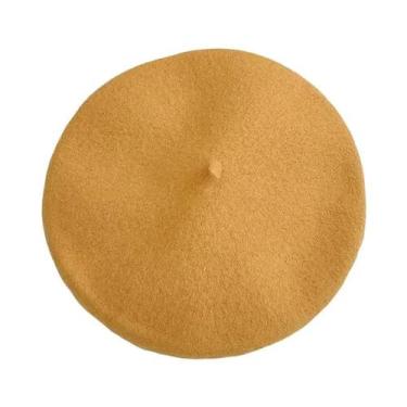 Imagem de Boina de Lã Feminina - Estilo Retrô, Quente e Confortável para Outono/