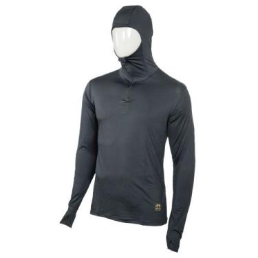 Imagem de Camisa De Pesca Com Capuz Proteção Uv 50 Terra Nativa, Preto, P